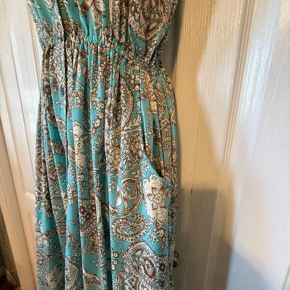 Cienna Women's Boho Long Dress Size Small Cottagecore Ruffle Tier Y2K - Picture 3 of 7